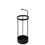 Aberto Design Paragüero Metálico Negro